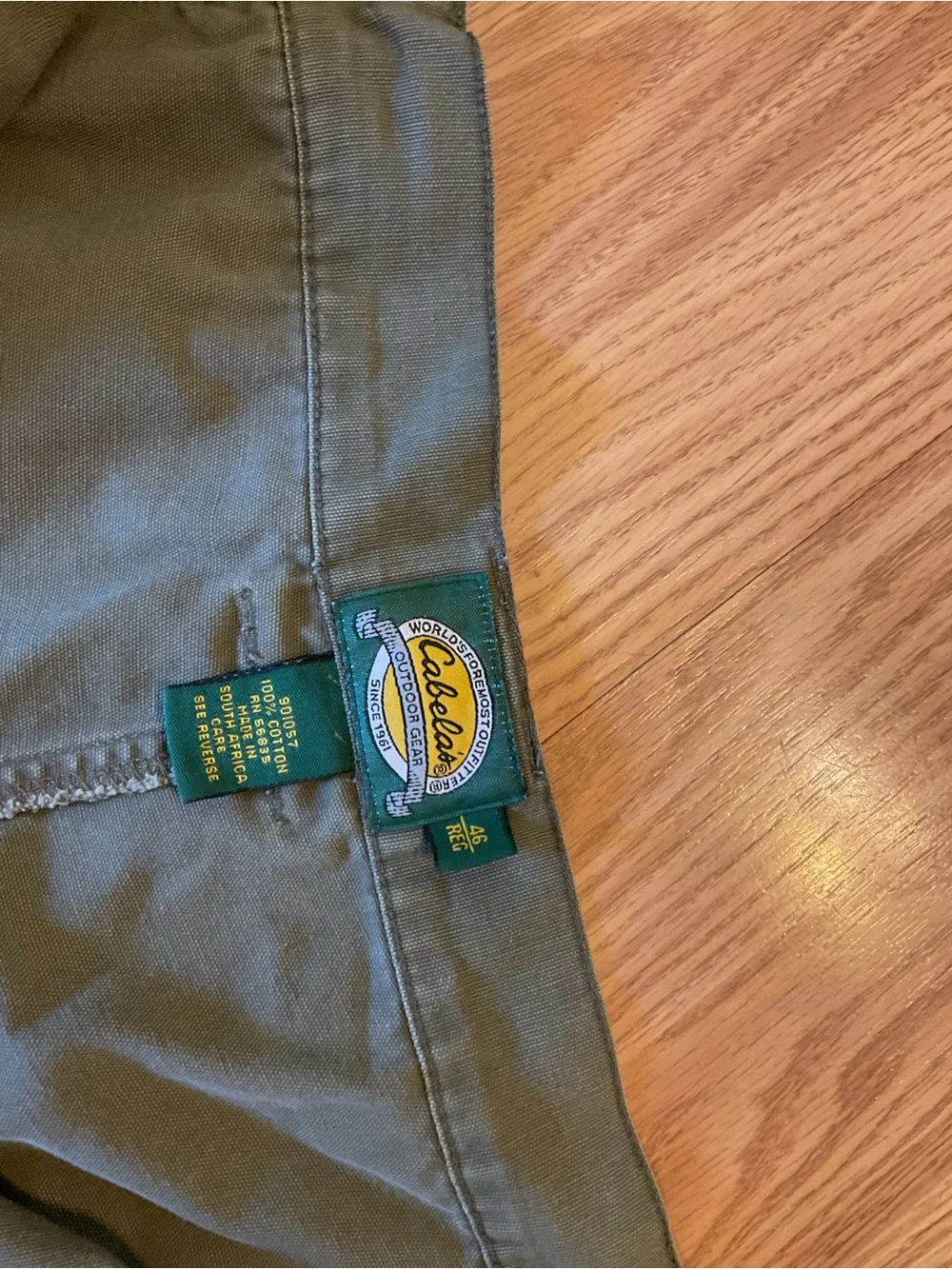 Cabela's Olive Green Men's Cargo Shorts Sz. 46